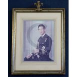 Prince Charles. A large signed colour photograph of H.R.H. Prince Charles, by Peter Grudgeon (1918-