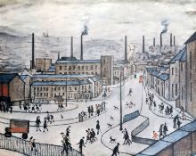 § Laurence Stephen Lowry, RBA, RA (1887–1976)off-set lithographHuddersfield signed in pencil from an