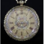 Thomas & Jonathan Ollivant, Manchester, an 18ct three-colour gold open-face pocket watch, No.