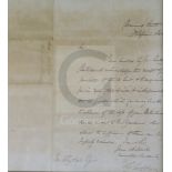 New Zealand History: Two Downing Street Letters dated 1846, addressed to Matthew Whytlaw and written