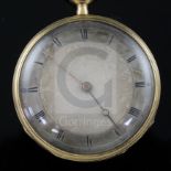 An early 19th century French 18ct gold keywind repeating dress pocket watch by Leroy & Fils,