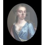 Early 18th century English Schoolpair of oils on canvasPortraits of Elizabeth Gorges and her