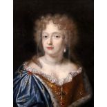 Circle of Pierre Mignard (1612-1695)oil on canvasHead and shoulder portrait of Anne d'Autrich, Queen