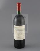 One bottle of Chateau Cheval Blanc, 1990, St Emilion Grand CruCONDITION: Bottle a little dirty, wine