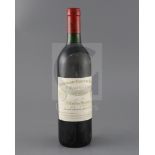 One bottle of Chateau Cheval Blanc, 1990, St Emilion Grand CruCONDITION: Bottle a little dirty, wine