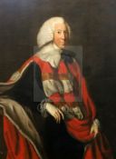 18th century English Schooloil on canvas,Portrait of John Gore, 1st Baron Annaly, Lord Chief Justice