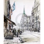 § Sir Muirhead Bone (1876-1953)watercolour and pencilSouthampton Street, Londonsigned, Open Eye