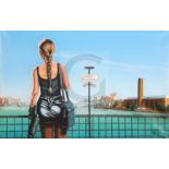 § Mike Francis (1938-)oil on canvas'Modern Girl'signed and inscribed verso19.75 x 30in.CONDITION: