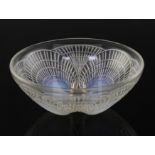 A R. Lalique coquille opalescent bowl, engraved marks 'R LALIQUE FRANCE No. 3203', D. 16CMCONDITION: