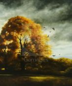 § Andrew Crocker (1962-)oil on canvas'That Old Oak Tree'48.5 x 41.5in.CONDITION: Oil on original