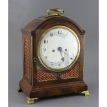 Dwerrihouse Carter & Son, Berkeley Square. A George III mahogany cased hour repeating bracket clock,