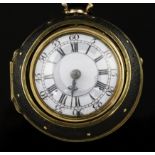 Francis Perigal, London, a George III gold embossed triple-cased keywind verge pocket watch, No.