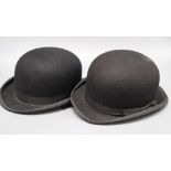 Two Lock & Co. bowler hats