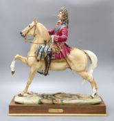Bernard Winskell for Royal Worcester, a limited edition equestrian figure of 'Marlborough', No. 66/