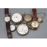 A George III silver pair cased pocket watch with verge escapement, signed A. Cameron, Liverpool,