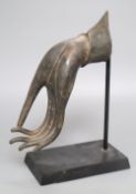 An Indian hand sculpture, height 28cm