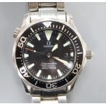 A gentleman's steel Omega Seamaster Professional wristwatch