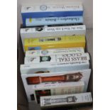 A collection of clock reference books including: The English Watch, Camerer Cuss, ACC