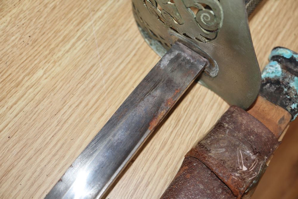 A George V cavalry sabre, GR cypher - Image 3 of 8