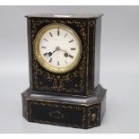 A Henry Phillips of Paris mantel clock, height 25cm