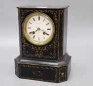 A Henry Phillips of Paris mantel clock, height 25cm