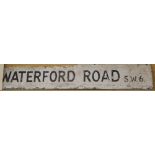 A Waterford Road, SW6 sign, length 145cm