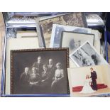 A quantity of old family photographs, etc.