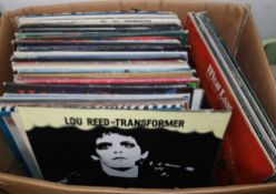 A large mixed lot of mainly 70's/80's pop to include David Bowie, Talking Heads, Roxy Music etc 79