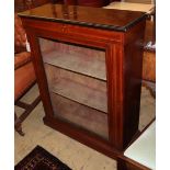 A late Victorian walnut pier cabinet, W.79cm, D.29cm, H.99cm