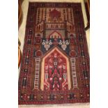 A Belouch prayer rug, 160 x 90cm