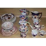 A quantity of Ironstone / Imari pattern ceramics