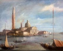 After Guardipair of oils on canvasViews of Veniceone signed G.Momu50 x 59cmCONDITION: Both oils on