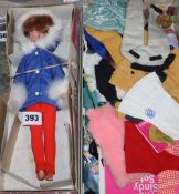 A boxed Sindy doll and clothing