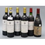 Four bottles of Chateau Vieux Sarpe Saint Emillion 2003/05 and two others (6)