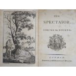 A collection of leather bindings, The Spectator