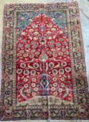 A Turkish rug, 174 x 122cm