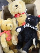 Three Herman bears, one musical, one 20, one black