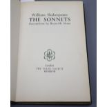 William Shakespeare - The Sonnets, Sangorski and Sutcliffe binding, published by The Folio Society