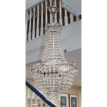 A bag chandelier, approx. drop 28cm