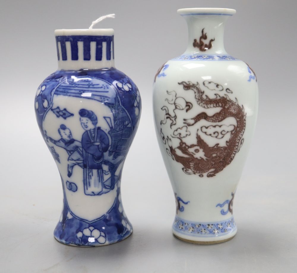 Two Chinese porcelain vases