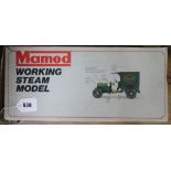 A boxed Mamod working steam model car