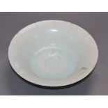 A Chinese Qingbai-type bowl, diameter 23cmCONDITION: Heavily discoloured crazing throughout and