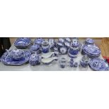 A blue and white Spode Italian part dinner tea and coffee serviceCONDITION: Tea, coffee and part