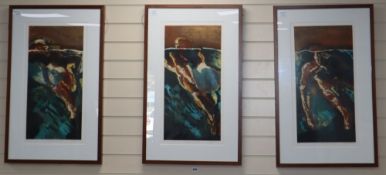 Eastham, lithograph, 'Sea of Sentinels III', and two prints, 'Sea of Sentinels I' and Sea of