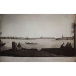 J. W. Edy after Clara Meyer, pair of aquatints, View of the port and city of Constantinople taken