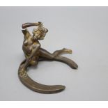 Georges Recipon, French, 1860-1920 , an erotic bronze figure, signed 'Recipon 1908-1911 and Susse