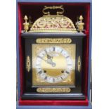 An F W Elliott Golden Jubilee bracket clock, Limited Edition, with certificate No.21 of 100, c.1973