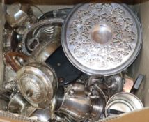 A quantity of silver plate