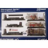 Fleischmann boxed HO train sets: 4900, 4901, 4902 and 874904