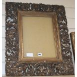 A 1920's carved giltwood frame